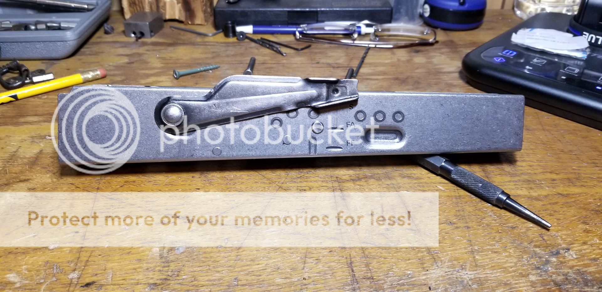 Drilling FCG with AK Builder jig AK Rifles