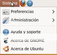 Mostrar íconos en menú sistema   Ubuntu 9.10 Karmic Koala