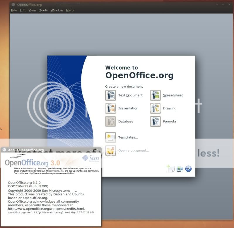 Openoffice 3.1